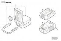 Bosch 3 601 D43 400 GLI VariLED Hw-Battery-Lamp Spare Parts